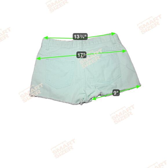 Size 27 Teal Spiked 2010s Forever 21 Shorts - Picture 3 of 3